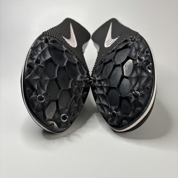 Nike Zoom Rival D 10 Black/White-Volt spikes 907567-017 Women's Size 9 Medium - Picture 12 of 13